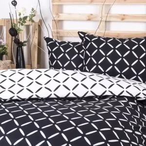 Víkendová Akce FRANCOUZSKÉ BAVLNĚNÉ POVLEČENÍ Exclusive - Kristýna DUO černá