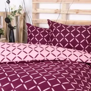 FRANCOUZSKÉ BAVLNĚNÉ POVLEČENÍ Exclusive - Kristýna DUO vínová Ověřený
