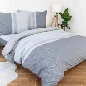 Francouzské bavlněné povlečení Renforcé – Spencer šedé Must-Have