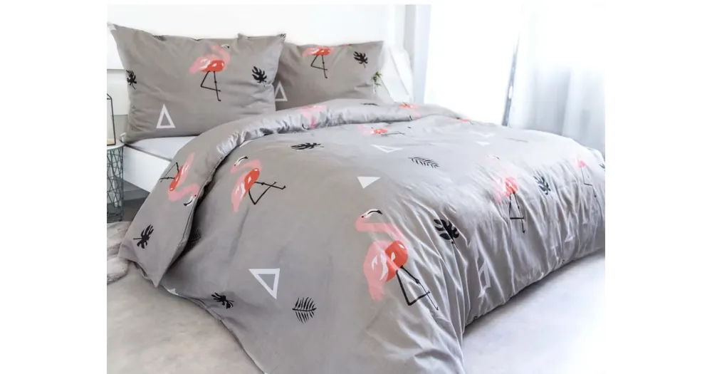 Značkový Francouzské ložní povlečení – Flamingo 1