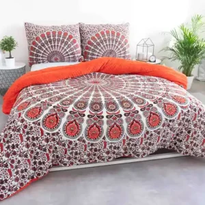 Akční Nabídka Francouzské povlečení mikroplyš Exclusive – Mandala cihlové