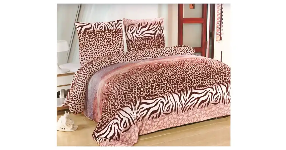 Cenová Bomba FRANCOUZSKÉ POVLEČENÍ MIKROPLYŠ 200x220cm - Afrika