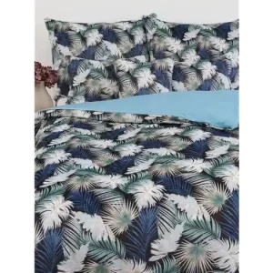 Francouzské povlečení mikroplyš Digital - Taisa zeleno/modrá Sleva