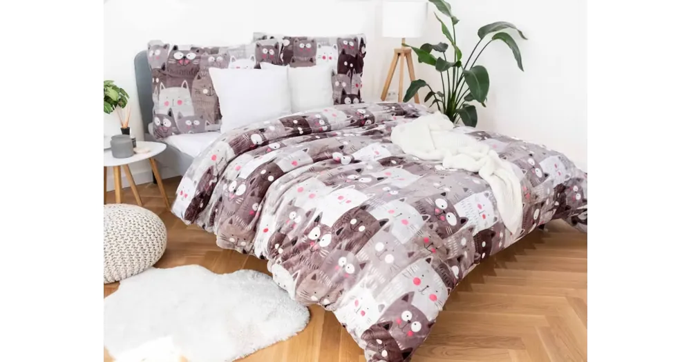 Francouzské povlečení mikroplyš Exclusive – Cats Dokud Zásoby Vydrží