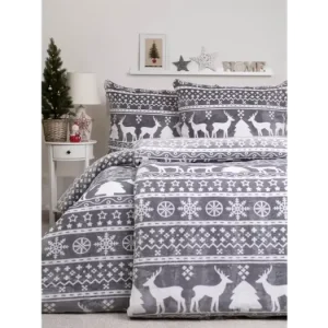 Nejlepší Cena Francouzské povlečení mikroplyš Exclusive - Jeleni šedé