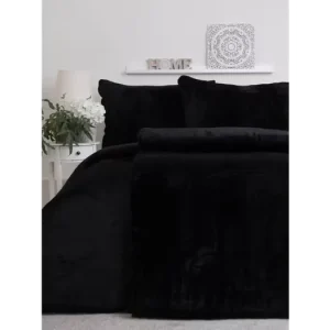 Francouzské povlečení mikroplyš Exclusive - Laura černá Vrácení Zdarma