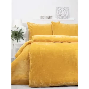 Cenově Výhodný Francouzské povlečení mikroplyš Exclusive - Laura sytě hořčicová