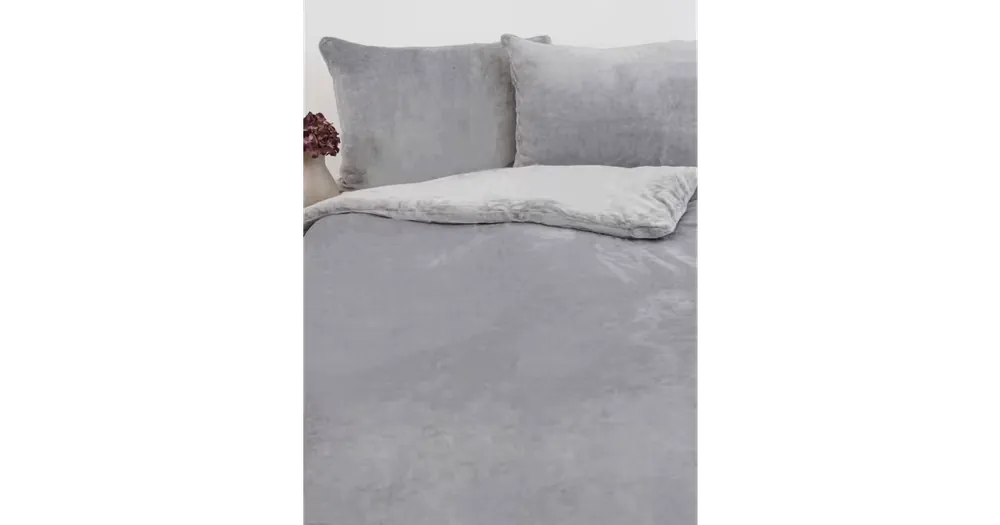 Francouzské povlečení mikroplyš Exclusive - Laura světle šedá Výprodej