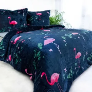 Bezpečná Platba Francouzské povlečení mikroplyš Exclusive – Plameňák