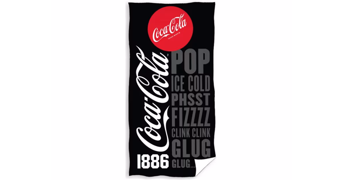 Froté osuška 70 × 140 cm ‒ Coca Cola 1886 Akce