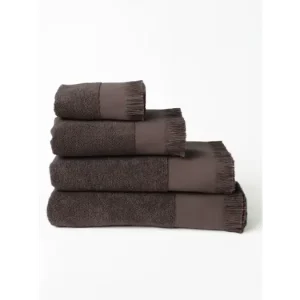 Froté osuška 70 × 140 cm - Loreta tmavě hnědá Must-Have