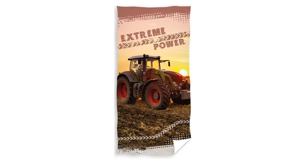 Froté osuška 70 × 140 cm ‒ Traktor na poli Víkendová Akce