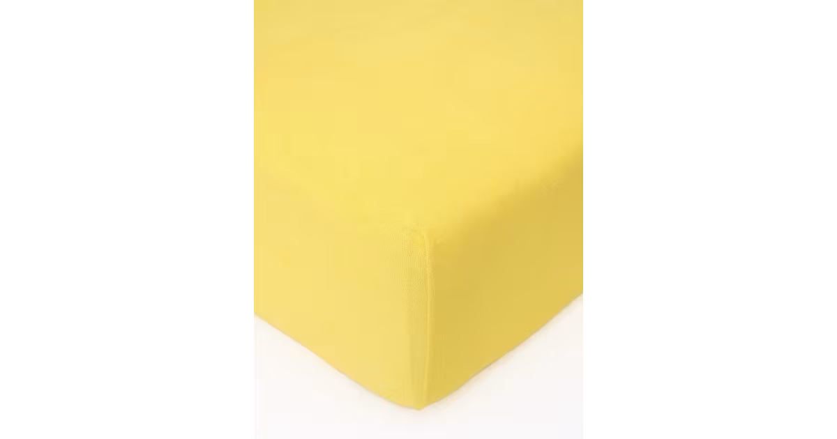 Vrácení Zdarma Froté prostěradlo 140 × 200 cm - žlutá