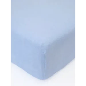 Froté prostěradlo 90 × 200 cm - světle modrá Vrácení Zdarma