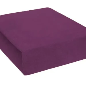 FROTÉ PROSTĚRADLO 90x200cm tmavě fialové Tovární Cena