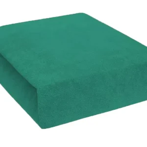 FROTÉ PROSTĚRADLO 90x200cm tmavě zelené Bezpečná Platba