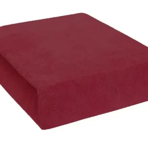 FROTÉ PROSTĚRADLO 90x200cm vínové Vysoce Kvalitní