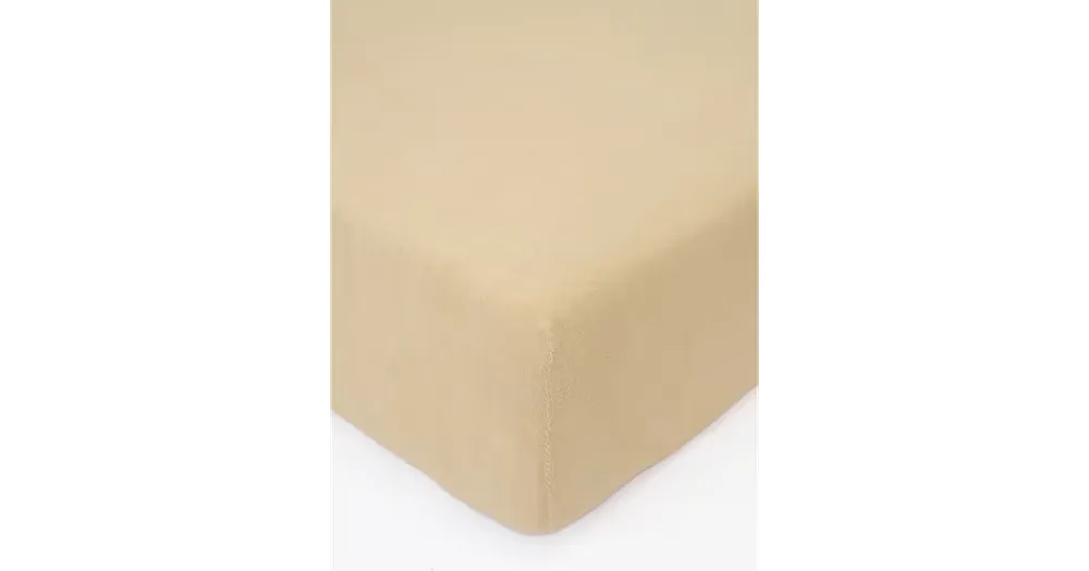 Přímo Od Výrobce Froté prostěradlo do postýlky 60 × 120 cm - béžová