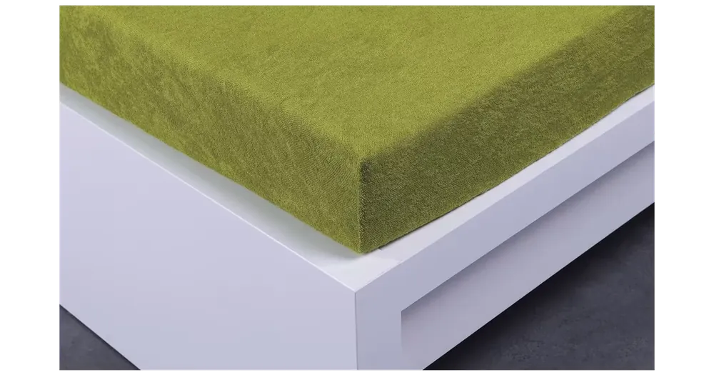 Top Prodej FROTÉ PROSTĚRADLO DO POSTÝLKY Exclusive 70x140cm - zelené