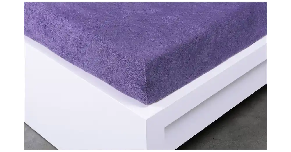 Kup Teď Froté prostěradlo 180 × 200 cm Exclusive – fialové