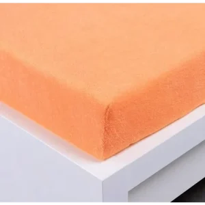 Froté prostěradlo 180 × 200 cm Exclusive – meruňkové Novinka