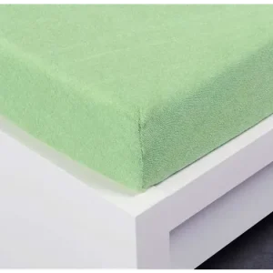 Horká Nabídka Froté prostěradlo 180 × 200 cm Exclusive – světle zelené