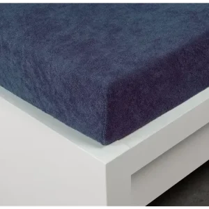 Froté prostěradlo 180 × 200 cm Exclusive – tmavě modré Novinka