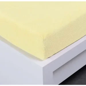 Froté prostěradlo 180 × 200 cm Exclusive – vanilkové Bezpečná Platba