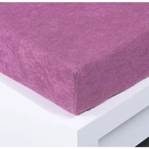 Sleva Froté prostěradlo 220 × 200 cm Exclusive – šeříkové