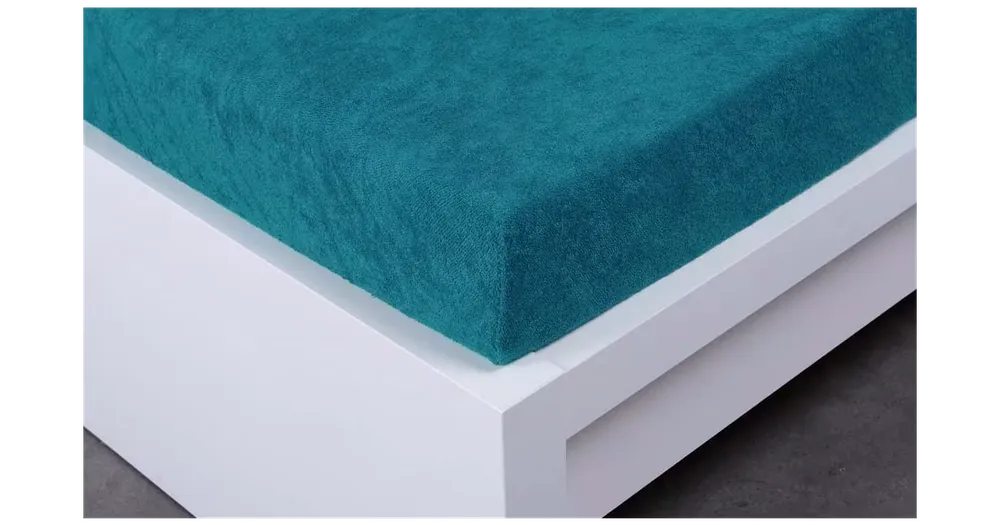 Odeslání Ihned FROTÉ PROSTĚRADLO Exclusive 200x220cm - tmavě tyrkysové