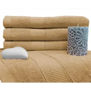 FROTÉ RUČNÍK - světle hnědý Must-Have