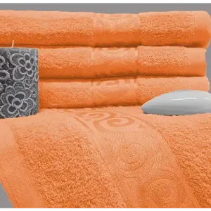 Cenově Výhodný FROTÉ RUČNÍK - Wave meruňkový