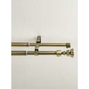 Garnýž dvouřadá Marco - staré zlato 120 - 210 cm Must-Have
