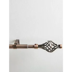 Garnýž jednořadá Davide - stará mosaz 120 - 210 cm Koupit Online
