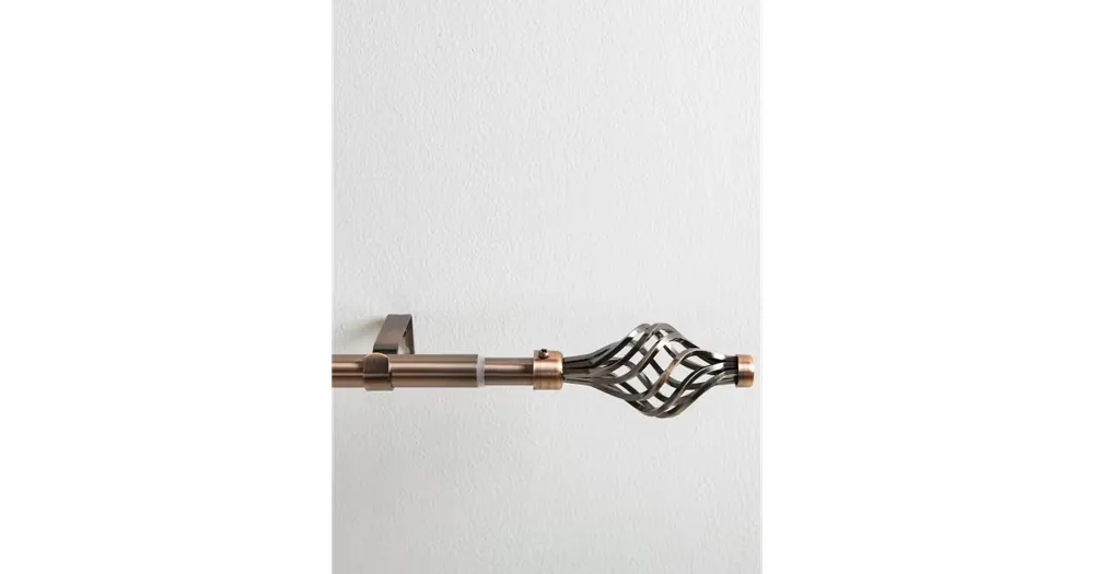 Garnýž jednořadá Davide - stará mosaz 120 - 210 cm Koupit Online