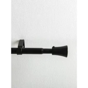 Nejlepší Volba Garnýž jednořadá Federico - matná černá 160 - 300 cm