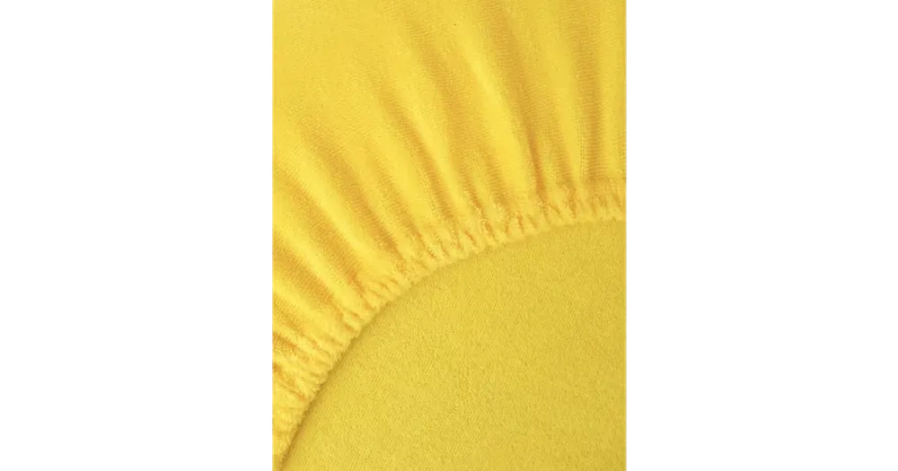 Víkendová Akce II. jakost Froté prostěradlo do postýlky 60 × 120 cm - žlutá