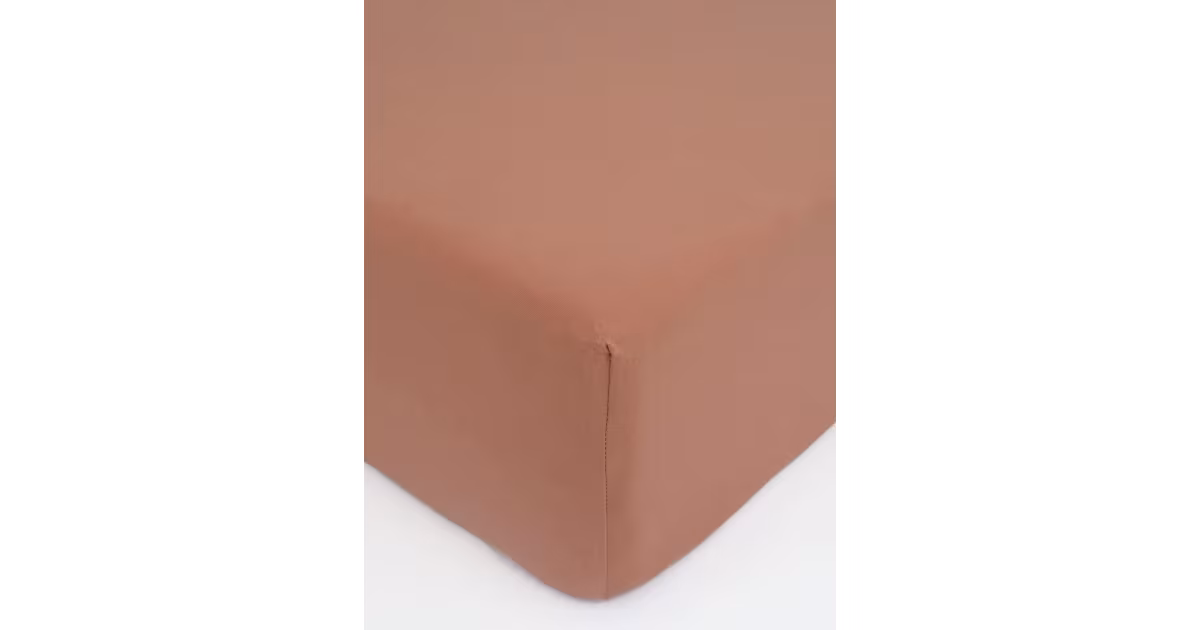 Jersey prostěradlo Classic 160 x 200 cm – terakota Oblíbený