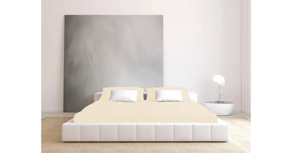 Nejlepší Volba JERSEY PROSTĚRADLO 180x200cm smetanové
