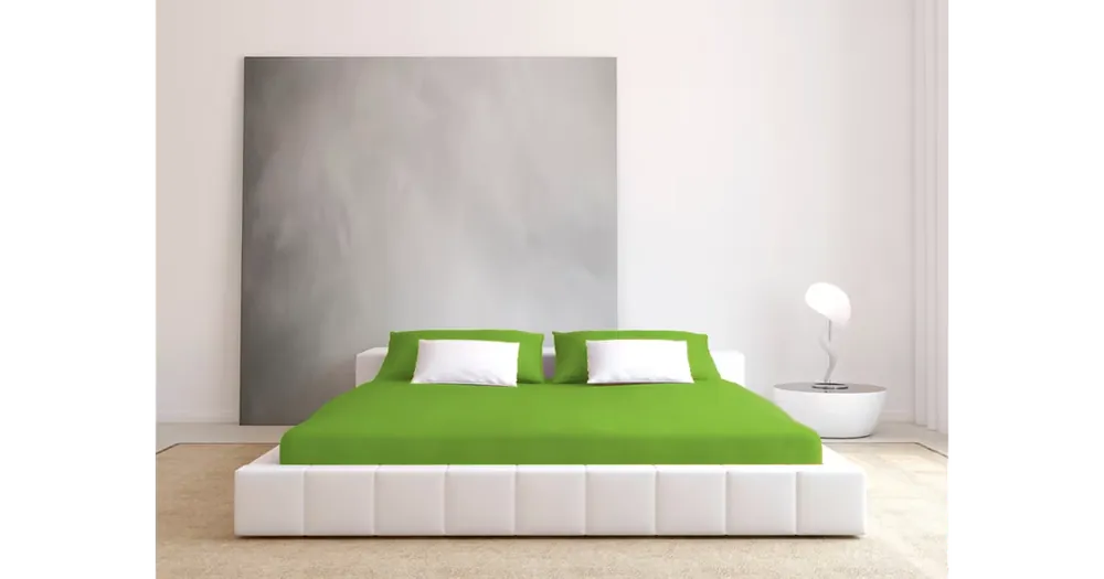 JERSEY PROSTĚRADLO 180x200cm zelené Akční Nabídka