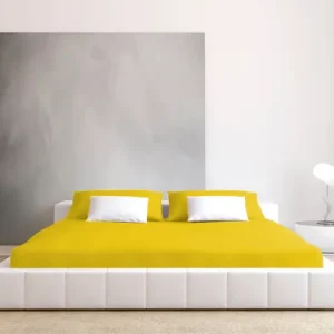 JERSEY PROSTĚRADLO 180x200cm žluté Jen Po Omezenou Doba