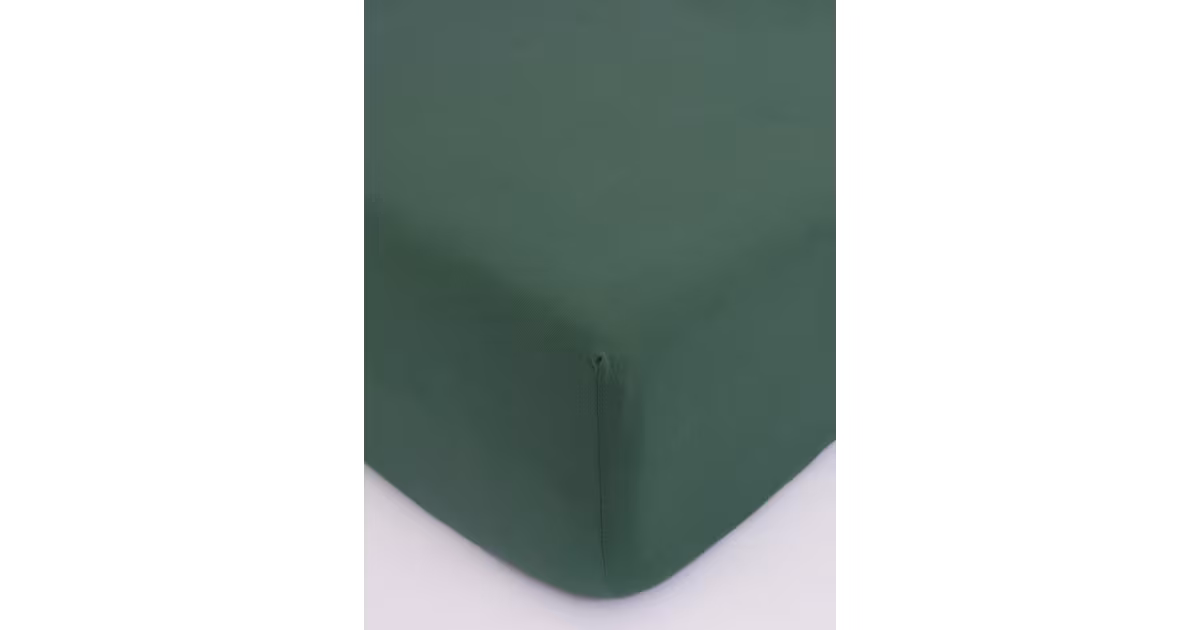 Jersey prostěradlo Classic 90 × 200 cm - tmavě zelené Víkendová Akce