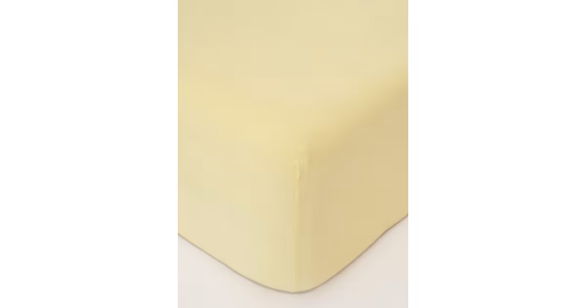 Jersey prostěradlo Classic 120 x 200 cm – pastelově žlutá Nejlepší Cena
