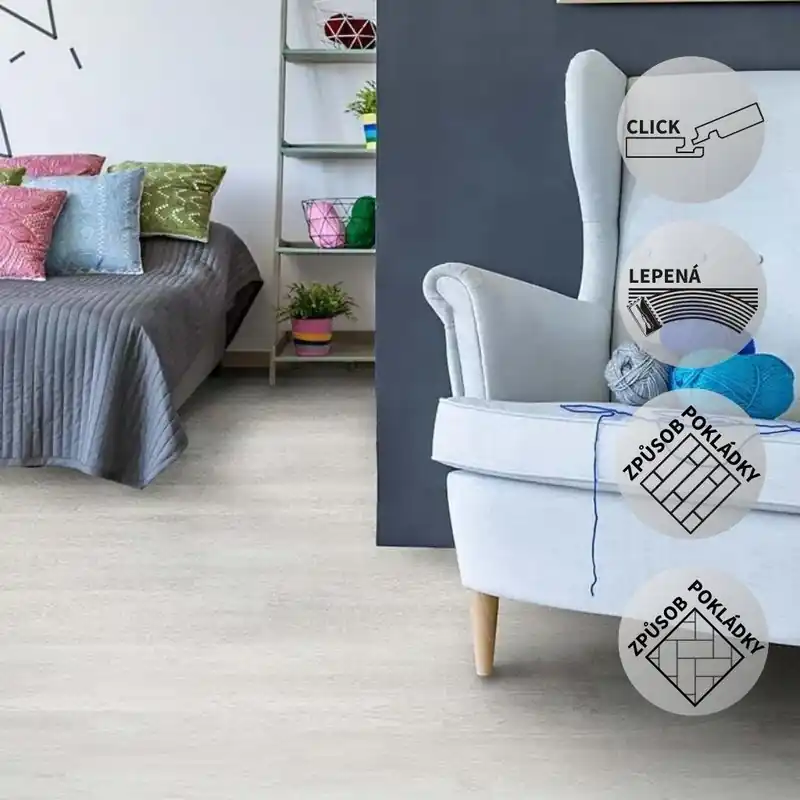 Jen Po Omezenou Doba Vinylová podlaha DP 9502 Kaštan bělený