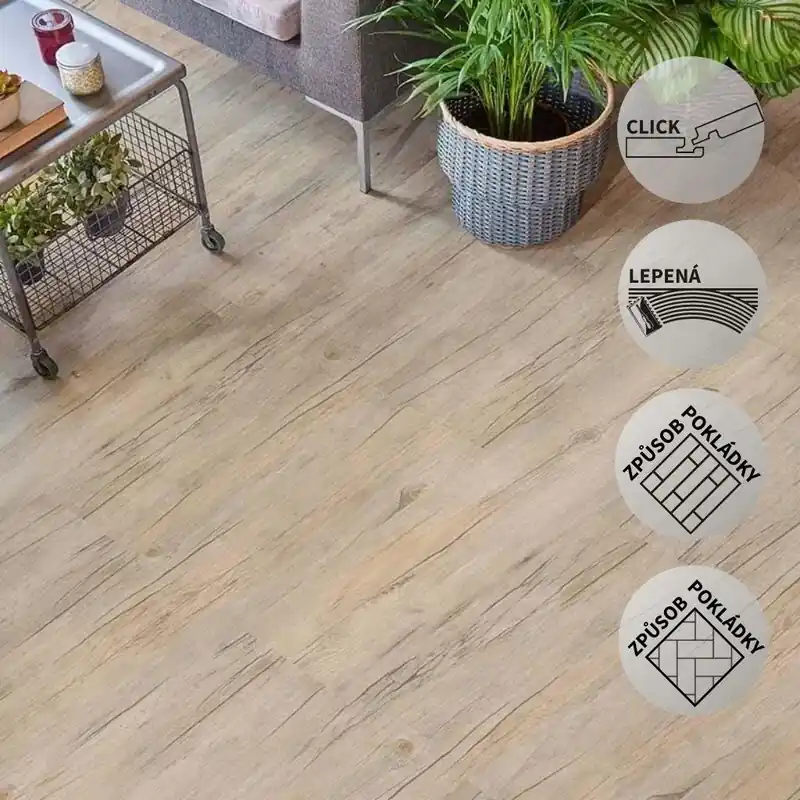 Dokud Zásoby Vydrží Vinylová podlaha DP 9503 Borovice bílá rustikal