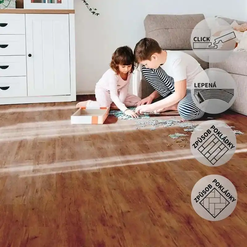 Vinylová podlaha DP 9505 Ořech vlašský Jen Po Omezenou Doba