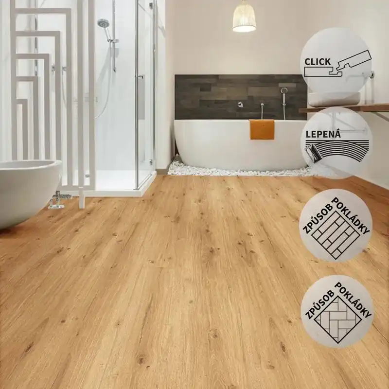Víkendová Akce Vinylová podlaha DP 9590 Dub královský hnědý EIR