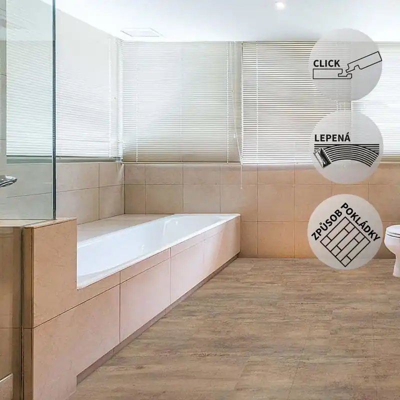 Vinylová podlaha DP 5704 Beton krémový Vrácení Zdarma