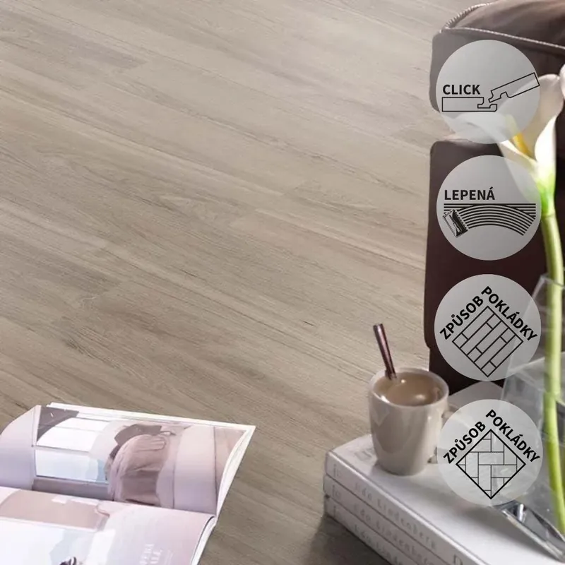 Výhodná Nabídka Vinylová podlaha DP 1086 Dub kouřový šedý XXL