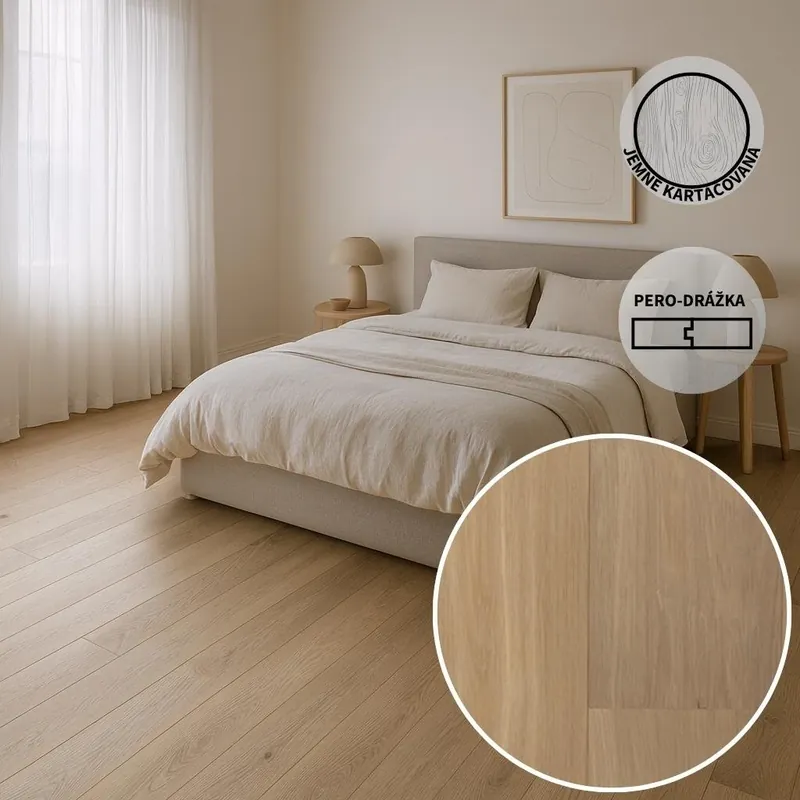 Koupit Online Dřevěná třívrstvá podlaha ESCO SOFT TONE 030A Smoked ecru
